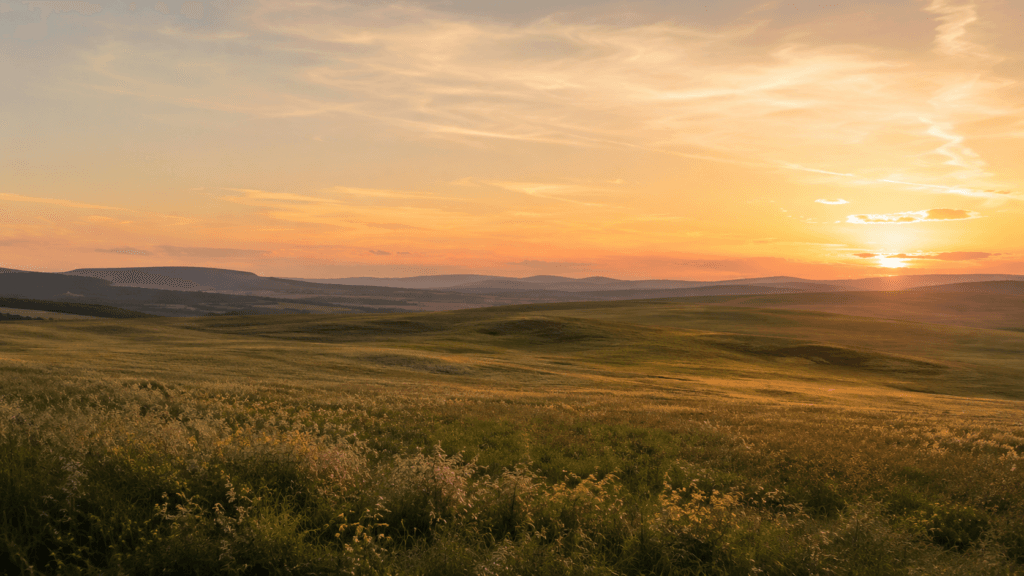 Atardecer en las Tierras Altas de Soria