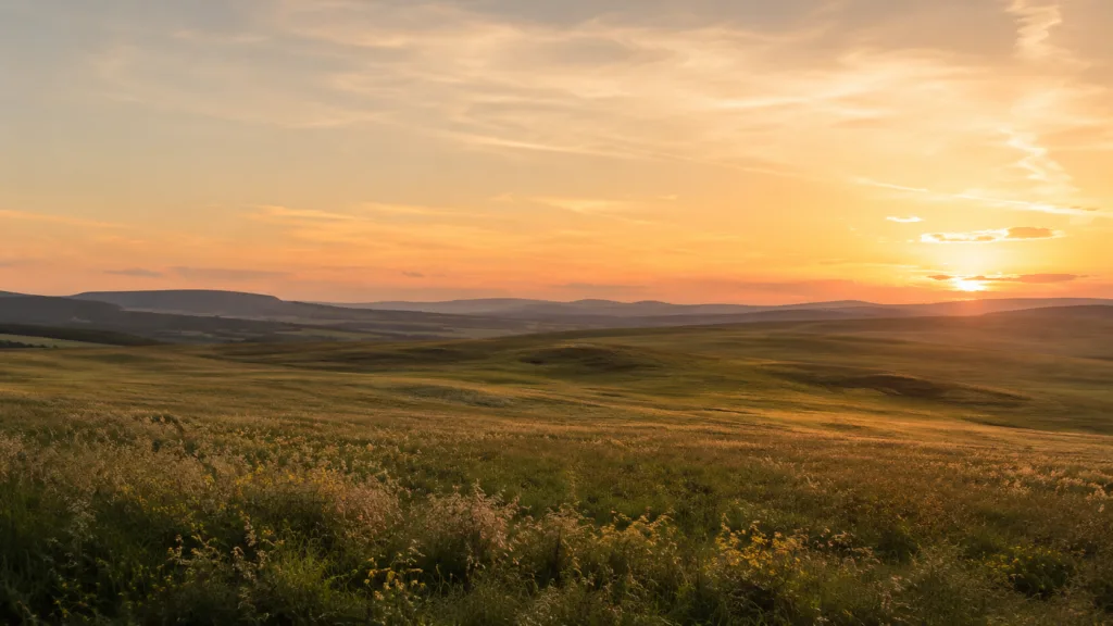 Atardecer en las Tierras Altas de Soria