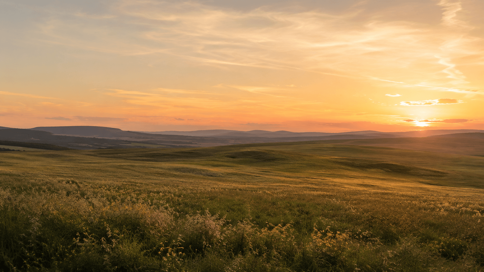 Atardecer en las Tierras Altas de Soria
